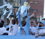 CĐV Man City ăn mừng chức vô địch Premier League mùa giải 2017/18.